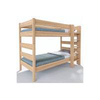 Buková poschodová postel Junior 1 - 200x90 cm 