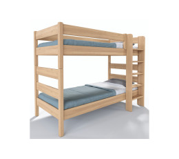 Buková poschodová postel Junior 1 - 200x90 cm 