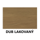Vzorka dub lakovaný   