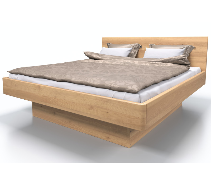 Buková posteľ Pegas s úložným priestorom v rozmere 200x180 - skladom 