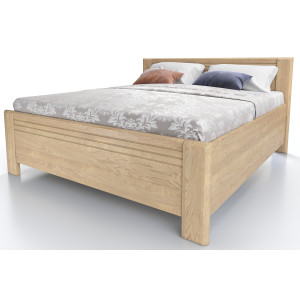 Jaseňová posteľ Sofia s úložným priestorom