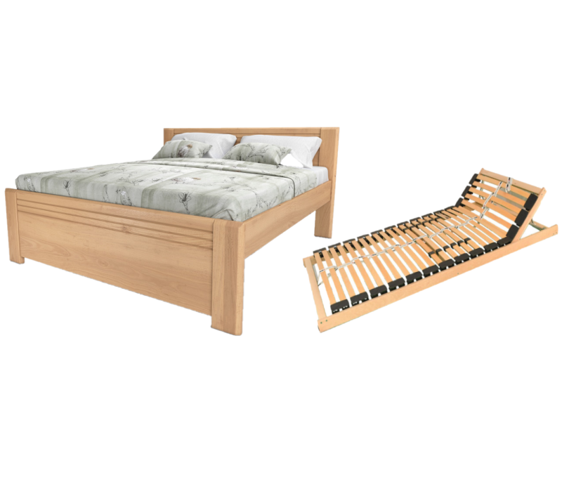 Zvýhodnený set: posteľ Sofia 200x180 + lamelové rošty s polohovaním hlavy 