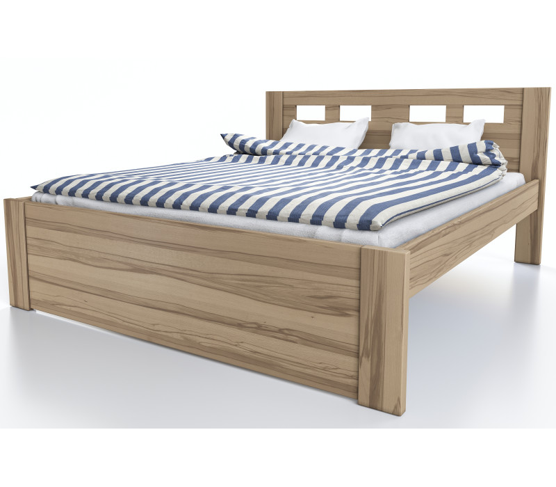 Posteľ Lucia z jadrového buku