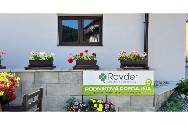 Predajňa nábytku Rovder Nábytok s.r.o. - Svrčinovec